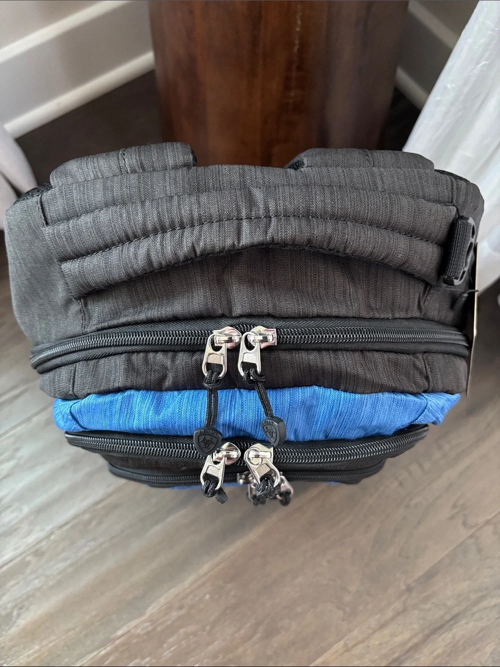 Ariat Logo Backpack,3 zipper compartments,organization slots,bottle holders